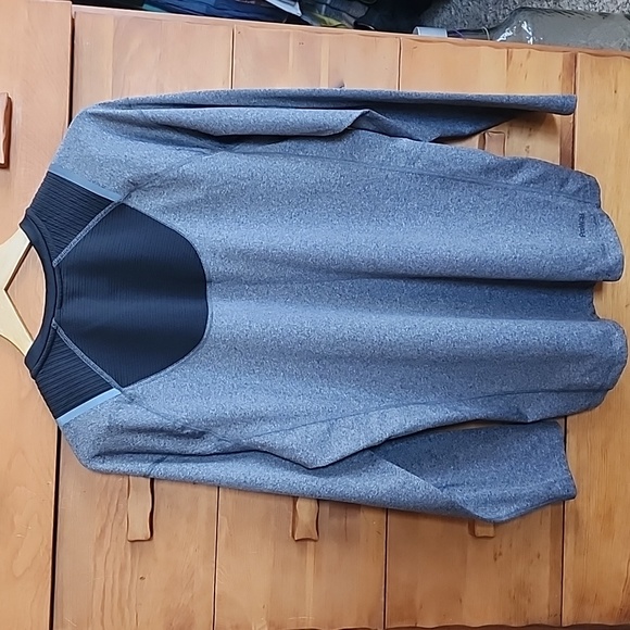 EUC Spyder: Active Midweight Long Sleeve Baselayer Shirt, Gray/Black, Men's M - Picture 5 of 6